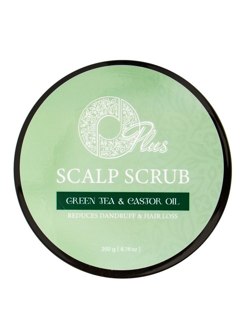 Oplus Oplus Green Tea Scalp Scrub 200ml – Reduces Dandruff & Hair Loss | Deep Cleansing, Moisturizing & Strengthening Scalp Treatment  - Image 2