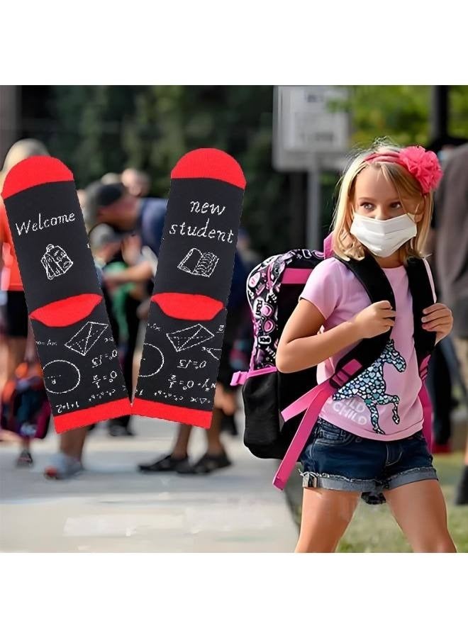 زوجان من جوارب الرياضيات المضحكة، هدايا تقدير للمعلمين للرجال والنساء، جوارب مدرسي الرياضيات، هدايا ... - Image 4