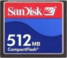 sandisk CF 512 Mb Compact Flash Card