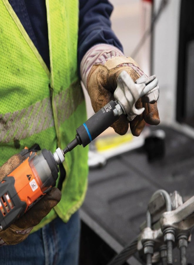 Klein Tools 66001 2-in-1 Impact Socket, Sizes 3/4-Inch and 9/16-Inch Hex, 12-Point Deep Socket Wrench with 1/2-Inch Drive - Image 3