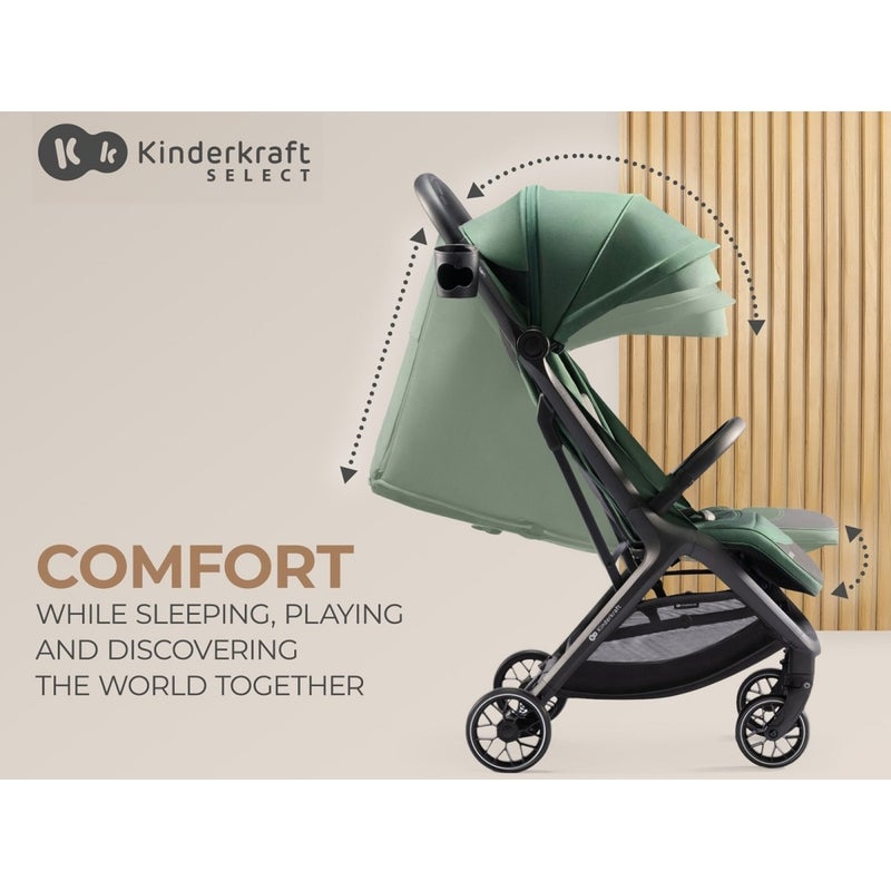 كيندركرافت عربة اطفال تقليدية للأطفال - اخضر - Nubi2GR - Image 5