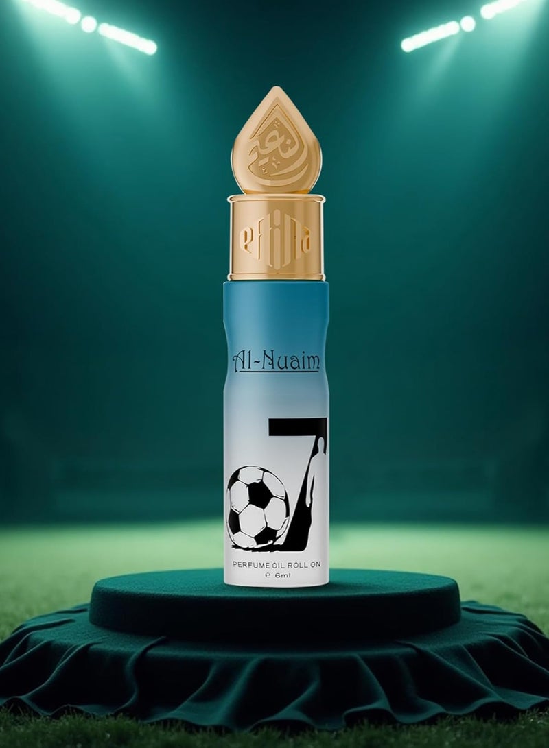Al Nuaim Al-Nuaim 07 Perfume Oil Attar Roll-On 6ml | Alcohol-Free Unisex Concentrated Perfume Oil | Long Lasting Fruity, Aquatic & Woody Fragrance for Men & Women | Pocket Size Attar - Image 5