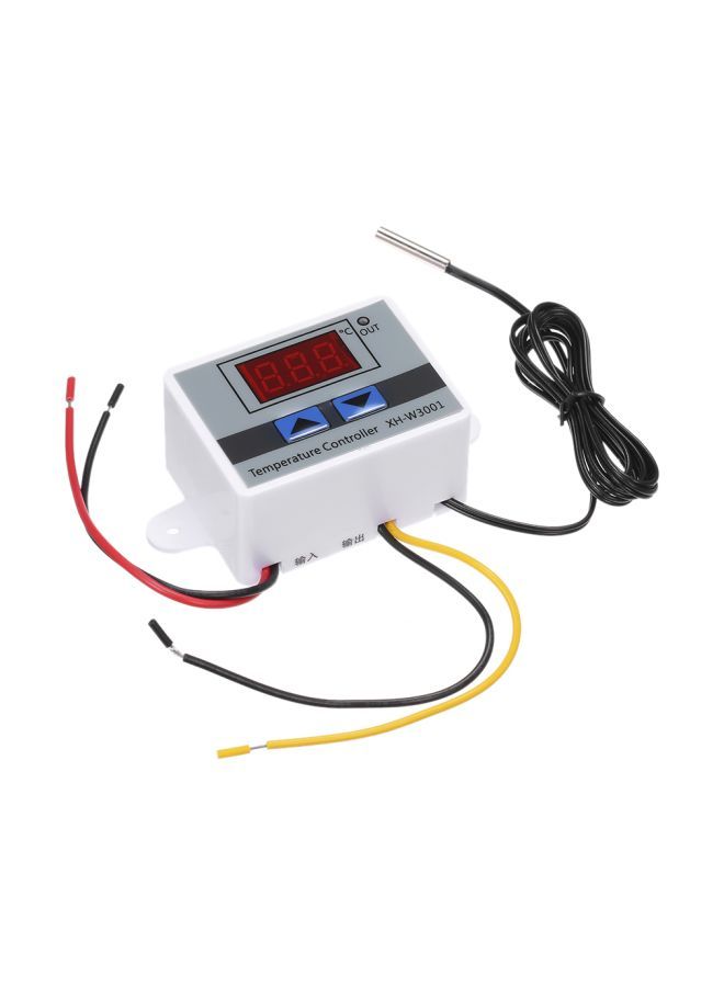 NIBEMINENT Digital Microcomputer Temperature Controller White/Grey/Red 60x45x31millimeter - Image 1