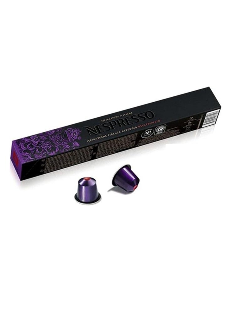 Nespresso Nespresso Arpeggio Decaffeinato Espresso Coffee 10 Capsule 