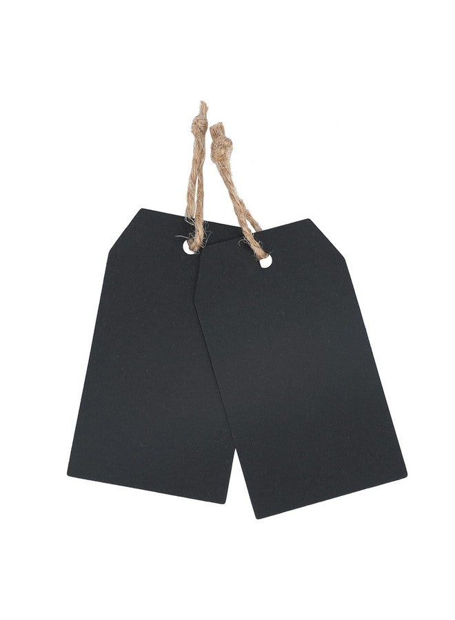 KINGLAKE Black Gift Tags100 Pcs Kraft Paper Gift Tags With Stringcraft Hang Tags With Natural Jute Twine - Image 3