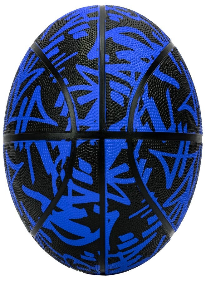 AND1 Street Ink 27.5 Basketball : Youth Sized Rubber Streetball for Indoor and Outdoor Use, Deep Channel Construction and Durability, Ideal for Boys and Girls Ages 9-11, Includes 10” Pump - Image 2