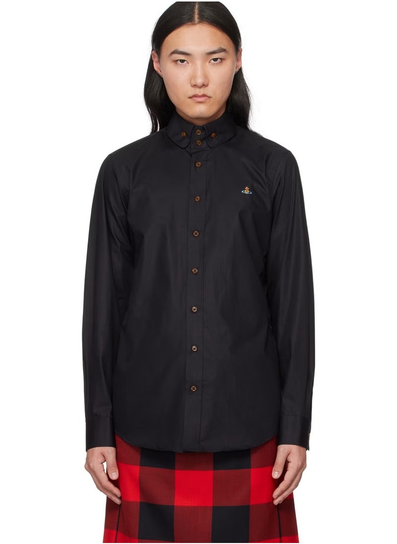 Vivienne Westwood - VIVIENNE WESTWOOD Black 2 Button Krall Shirt - Image 1