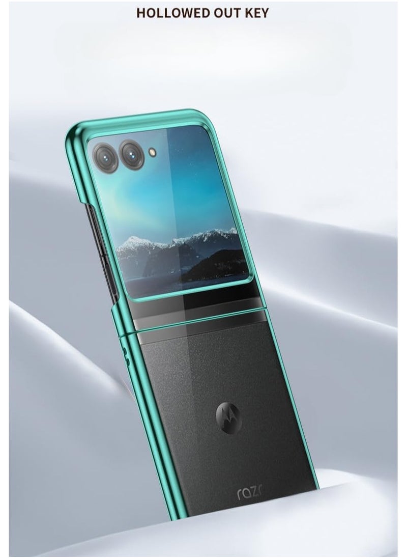 General - Case Compatible with Motorola Razr 50 Ultra 5G, Ultra Thin Clear Plating Hard PC Phone Case Camera Protection Shockproof Cover Shell for Moto Razr 50 Ultra - Image 1