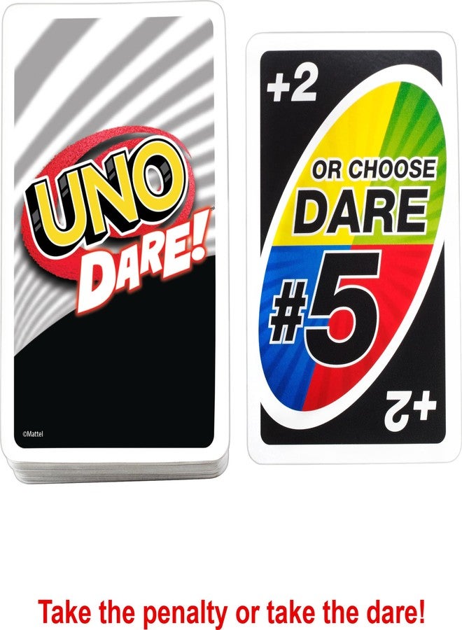 Mattel Games UNO Dare Card Game for Families & Parties Featuring Challenging & Silly Dares from 3 Different Categories - Image 5