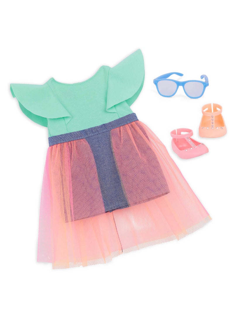 Our Generation - Lisa 46 Cm Fashion Doll In Tulle Skirt Outfit Stylish And Interactive Dress-Up Fun Soft Body With Rotating Limbs, Fabric Clothing Age 3 Years And Up - Image 1