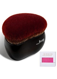 Jessup Foundation Brush Large Kabuki Makeup Brush For Face Body Blending Buffing Stippling Liquid Powder Cream Flawless With Gift Box Black Sf001  - Image 1