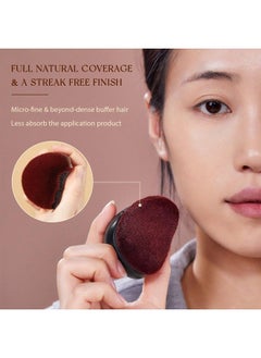 Jessup Foundation Brush Large Kabuki Makeup Brush For Face Body Blending Buffing Stippling Liquid Powder Cream Flawless With Gift Box Black Sf001  - Image 4