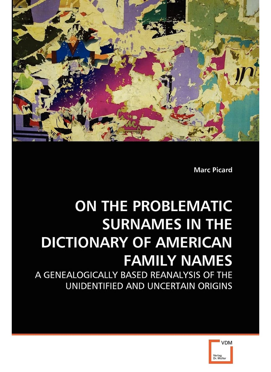 ON THE PROBLEMATIC SURNAMES IN THE DICTIONARY OF AMERICAN FAMILY NAMES  - Image 1