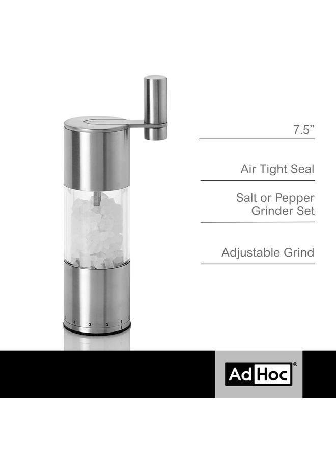 Adhoc MP57US Geared Salt & Pepper Mill, Stainless Steel - Image 2