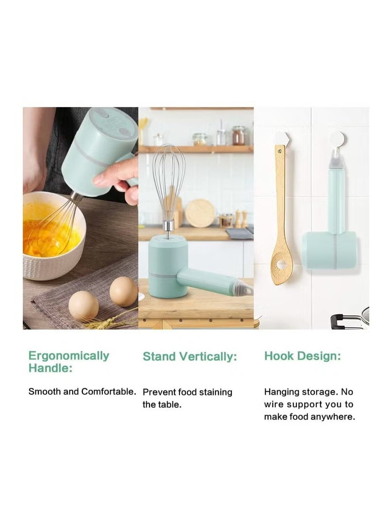 HAOHAN ARTC Wireless 3-in-1 Multifunction Chopper Cutter Mixing Cooking Machine - Pink, Food Processor for Quick & Easy Meal Prep - Image 5