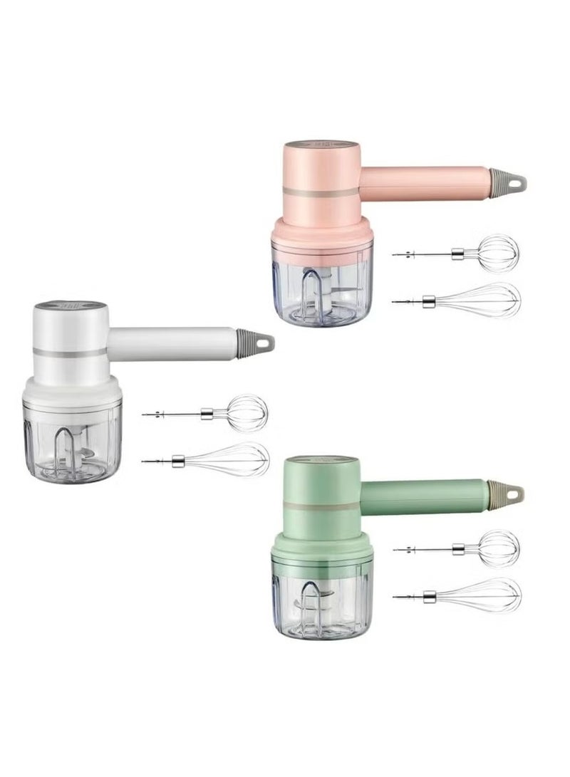 HAOHAN ARTC Wireless 3-in-1 Multifunction Chopper Cutter Mixing Cooking Machine - Pink, Food Processor for Quick & Easy Meal Prep - Image 2