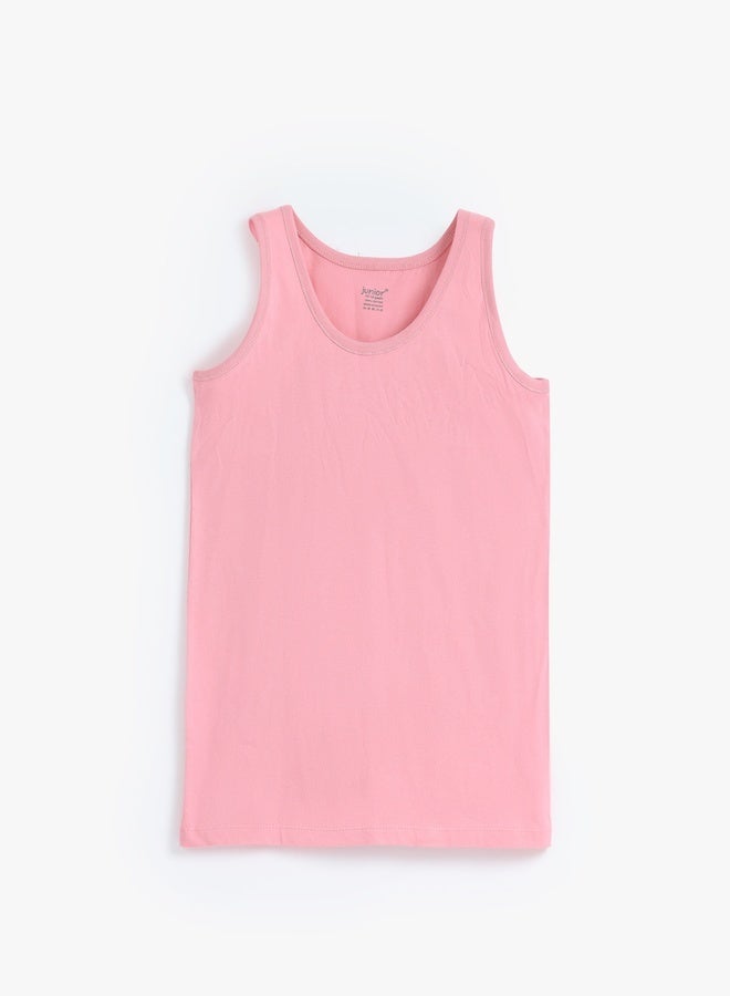 جونيور فانلة قطن بناتي