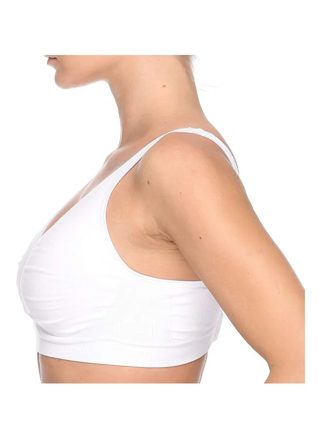 Hanes WHITE Hanes Mixed Bra for Women | Best Price UAE