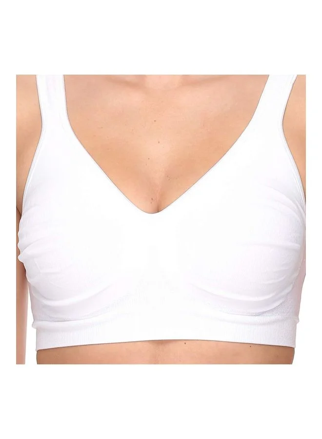 Hanes WHITE Hanes Mixed Bra for Women | Best Price UAE