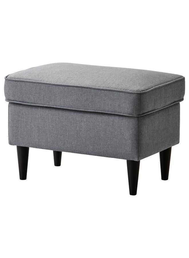 Zaboon Footstool, Nordvalla dark grey - Image 1