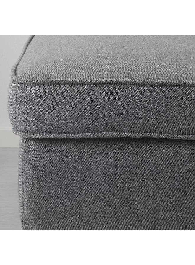 Zaboon Footstool, Nordvalla dark grey - Image 3