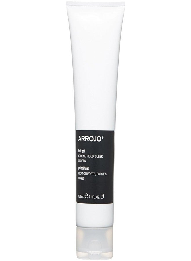 Arrojo Hair Gel for Short Hair, 5.1oz - No-Flake Styling Gel with Vitamin B5 - Strong Hold, Pliable Finish, Non-Sticky for Sleek & Modern Hairstyles - Image 1