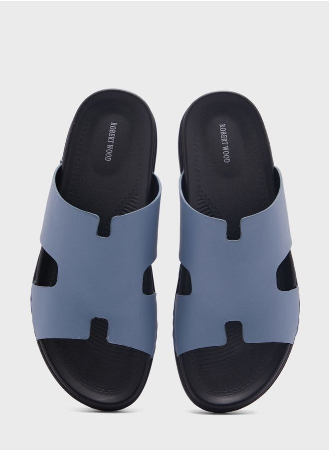 Robert Wood Comfort Footbed Slider Sandals  - Image 1