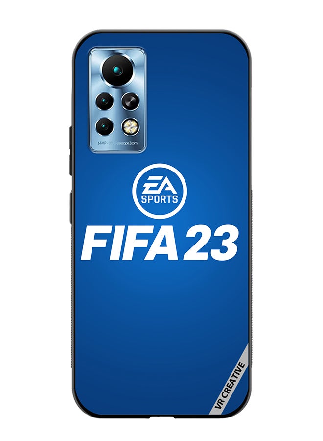 VR CREATIVE Protective Case Cover For Infinix Note 11 Pro Fifa 23 Blue Ea Design Multicolour - Image 1