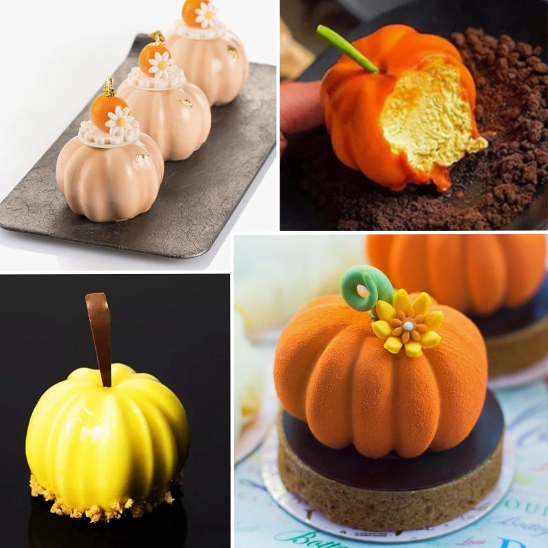 Silicone Pumpkin Mold 29.5*17*5cm White Effortless Release 3D Cake Mold - Festive Detail Halloween Baking Mold for Home Baking, Crafting Parties - Image 5