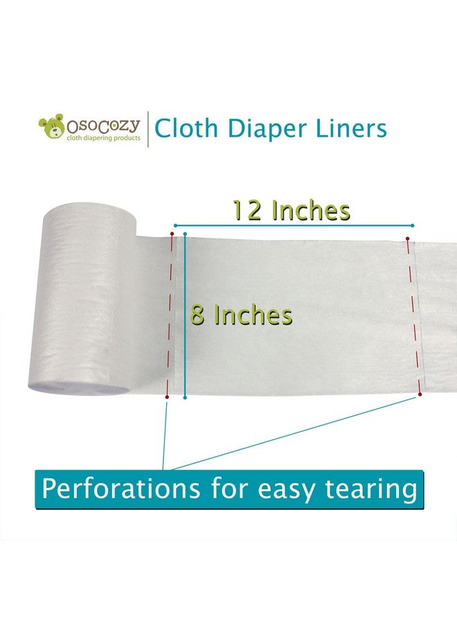 أوسوكوزي بطانات الحفاضات القابلة للتصريف من OsoCozy - اجعل تغيير الحفاضات القماشية مريحًا مع بطانات الحفاضات القماشية السهلة والسريعة - ناعمة للغاية ولطيفة على بشرة الطفل - Image 4