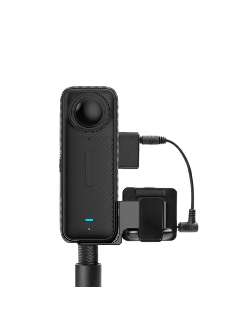 1Pcs Invisible Mic Cold Shoe Compatible with Insta360 X5 X4 Mic Adapter Mount Bracket External Microphone Holder with Audio Cable Compatible for Insta360 X5 Accessories  - Image 3