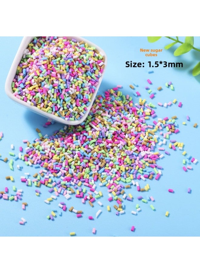 Ultra-light Clay Crystal Clay Soft Ceramic Tablet Sugar Grain Food Play Cream Glue Decoration Material Mobile Phone Shell Beauty Chocolate Silk-Color:3mm Japanese Chocolate Silk 500g-Specifications:500g  - Image 5