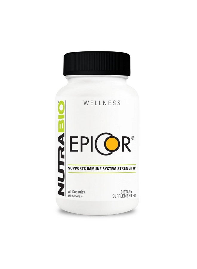 NutraBio - Epicor Multi Vitamin - Prebiotic - Antioxidant Support - Independent Lab Tested - 500mg - 60 Vegetable Caps - Image 1