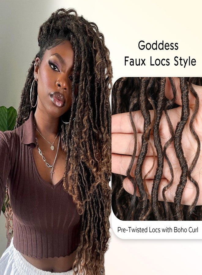 ويجني باروكة شعر مضفرة بوهو من WIGNEE، مع دانتيل أمامي مزدوج، وشعر مستعار مضفر من Goddess Faux Locs، مُنتَفّى مسبقًا بتطريز شعر الطفل، وشعر مستعار مضفر بدون عقد مربعة للنساء ذوات البشرة السمراء - Image 3