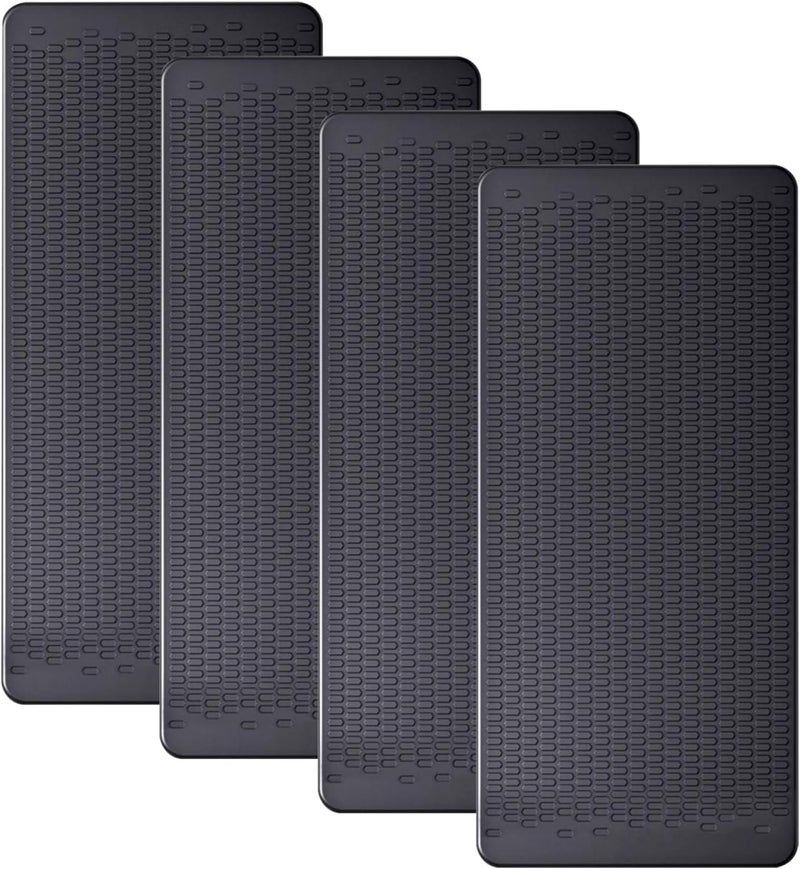 JIMISHA Car Dashboard Non Slip Mat  Jimisha Anti Slip Pad  Anti Slide Sticky Dash Pad  Multifunctional Fixate Gripping Gel Pad For Radar Detector  Cell Phone  Keys  Glass  Gps  Coins 6.3X2.8 Inch (4 Pack) - Image 1