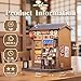 CUTEBEE Book Nook Kit DIY Miniature House Kits for Adult and Teens Dollhouse Booknook Tiny House Bookshelf 3D Wooden Puzzle DIY Craft Gifts for Family and Friends MoritaYa - Image 4