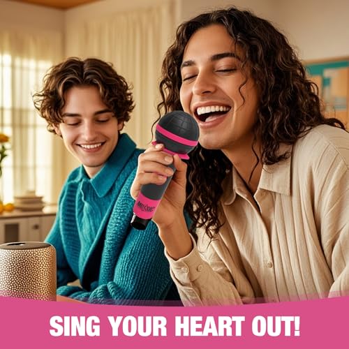 ATG Mic Karaoke Party Game Hilarious Singing Challenge for Families Friends with 250 Song Lyrics Perfect for Game Nights Birthday Parties 8 Years Old 210 Players - Image 5