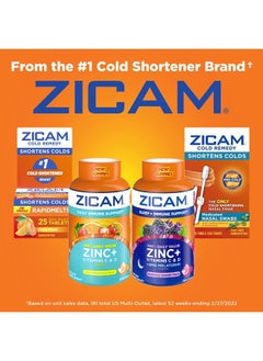 ZICAM Daily Immune Support, Gummy Supplement, Zinc, Vitamin C and Vitamin D, Citrus Strawberry Flavor, 70 Count  - Image 5