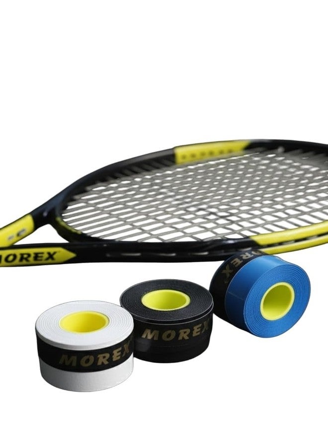 MOVEX Morex Badminton & Tennis Racket Grip Tape (Pack of 3) | Multicolor Anti-Slip Overgrip | Durable, Moisture-Wicking, Sweat Absorbent & Strong Cushion Grip | Ideal for All Sports Rackets - Image 1