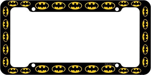 CHROMA 42519 Black Batman Logo Plastic Frame, 12x6 - Image 3