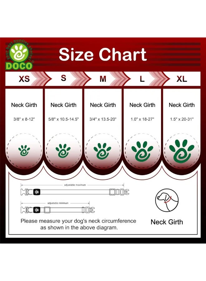 DOCO Signature O - Ring Dog Collar - 1.0 x 21-30cm[Color - Black, Size - XS] - Image 3