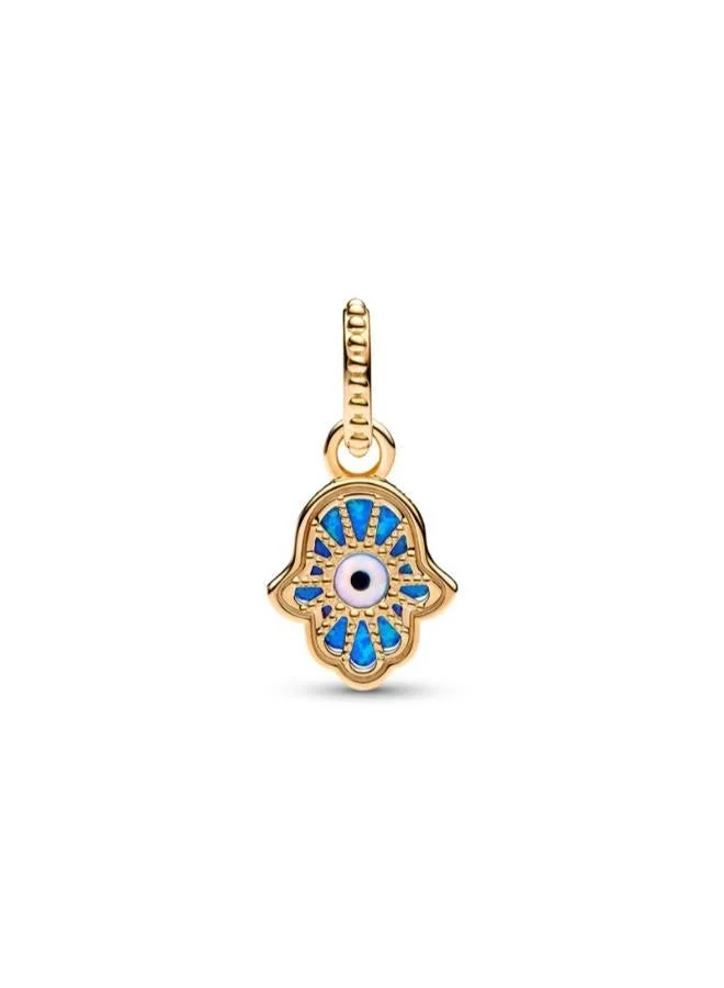 PANDORA Opalescent Blue Hamsa Hand Dangle Charm