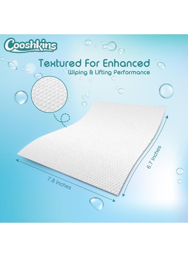 Cooshkins De-Chlorinated Pure Water Baby Wipes | Gentle Unscented Wipes for Sensitive Skin | 99.9% Pure Water Based | Alcohol-Free, Paraben-Free | Soft & Thick (60 Count (Pack of 3) - Image 4