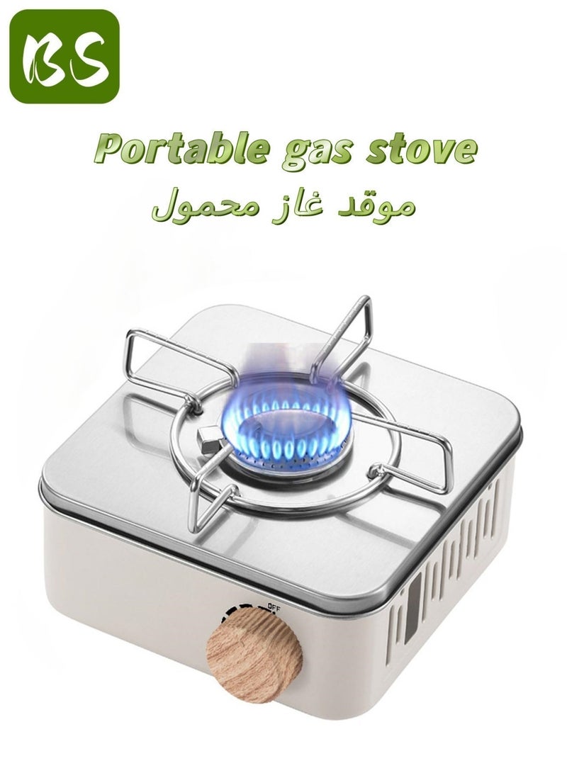 BS Ultra-light, portable, and versatile gas stove | Stable and windproof | Powerful flame and 3-second ignition | No power required | 75% smaller than conventional stoves | Suitable for camping, fishing, and indoor cooking - Image 1