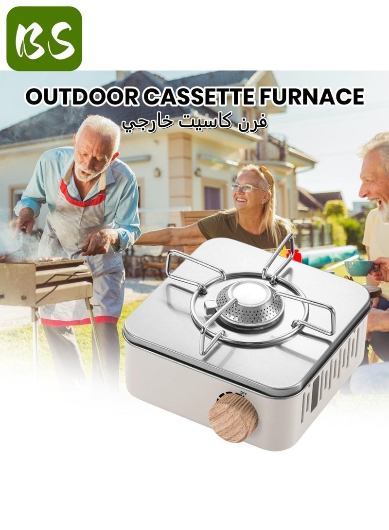 BS Ultra-light, portable, and versatile gas stove | Stable and windproof | Powerful flame and 3-second ignition | No power required | 75% smaller than conventional stoves | Suitable for camping, fishing, and indoor cooking - Image 5