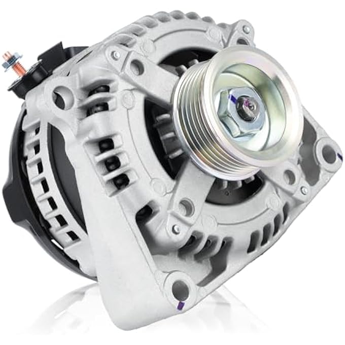 Farrme 14007 Alternators Fit for Chevrolet Silverado 1500 2014-2019, for GMC Sierra 1500, for Cadillac Escalade V8 Automotive Replacement Alternators 1042118340, 22747896 150 Amp, 6-Groove Pulley - Image 1