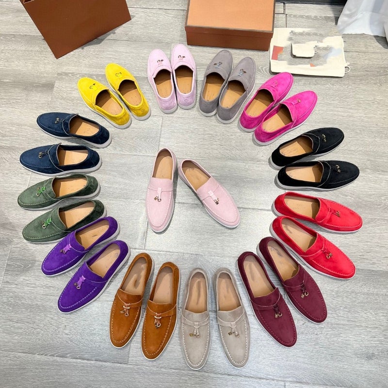 23 New European Station Loafers Women'S Flat Latch Shoes Vintage Penny Shoes Slip-On Lazy Shoes Casual Shoes - Image 5