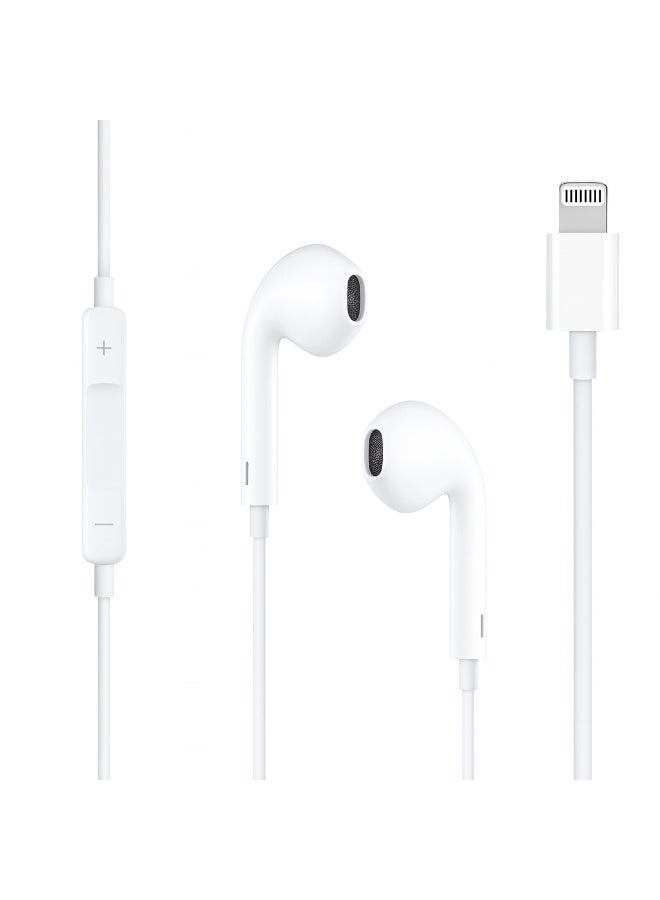 TG-HF68 Wired Headphones with Microphone - Strong Stereo Sound and Deep Bass - White - Image 1