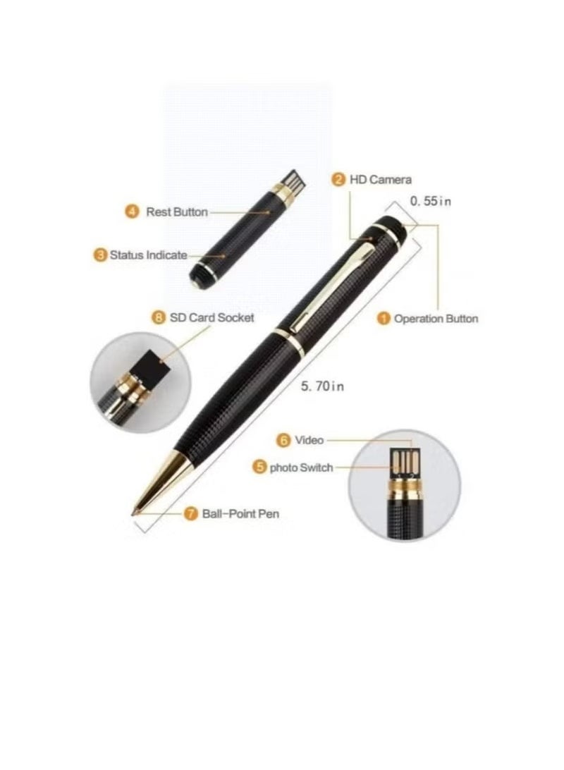 Generic Nanny Portable Smart Mini Pen Video Audio Recorder Camera - Image 5