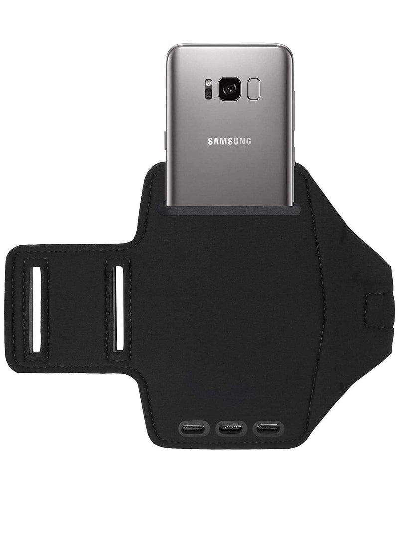 ELTRAZONE حامل ذراع رياضي للجري والركض في الصالة الرياضية - قابل للتعديل، خفيف الوزن وقابل للتنفس للهواتف المحمولة، ملائم بشكل آمن لجميع الأنشطة، مقاوم للعرق، شرائط أمان عاكسة، متوافق مع شاشة اللمس - Image 4